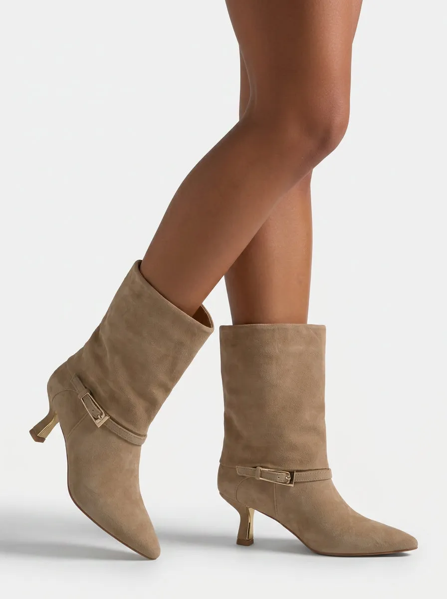 Alma en Pena I260390 bottine talon sable cuir