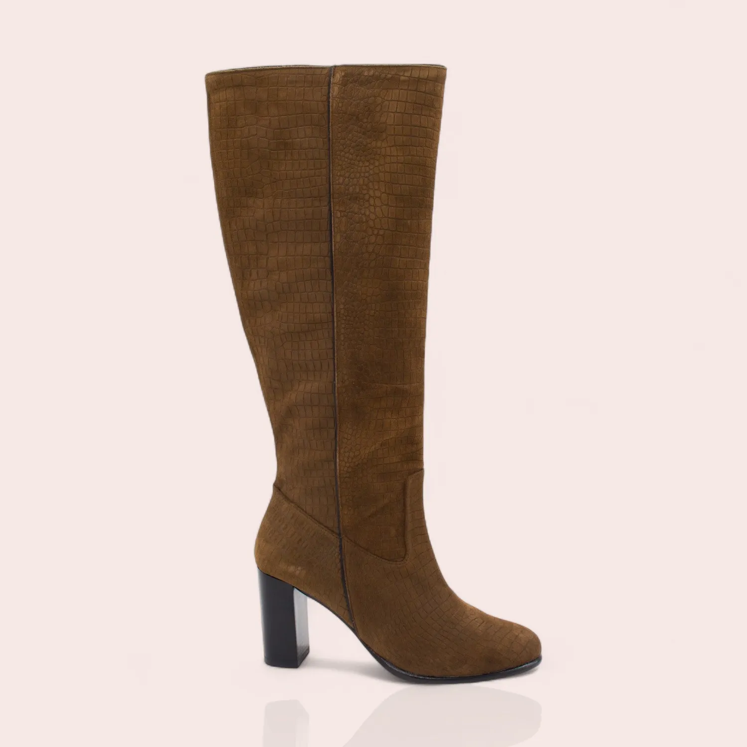 Karine Arabian ANNE botte croco talon 70mm