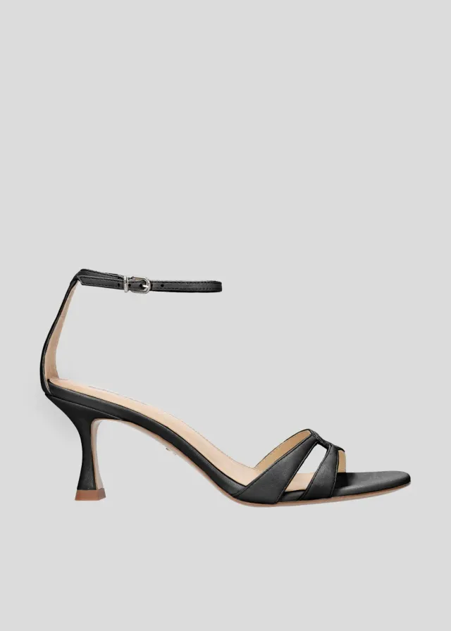 Lola Cruz Eleanor 65 sandales à talons noir talon 6,5 cm