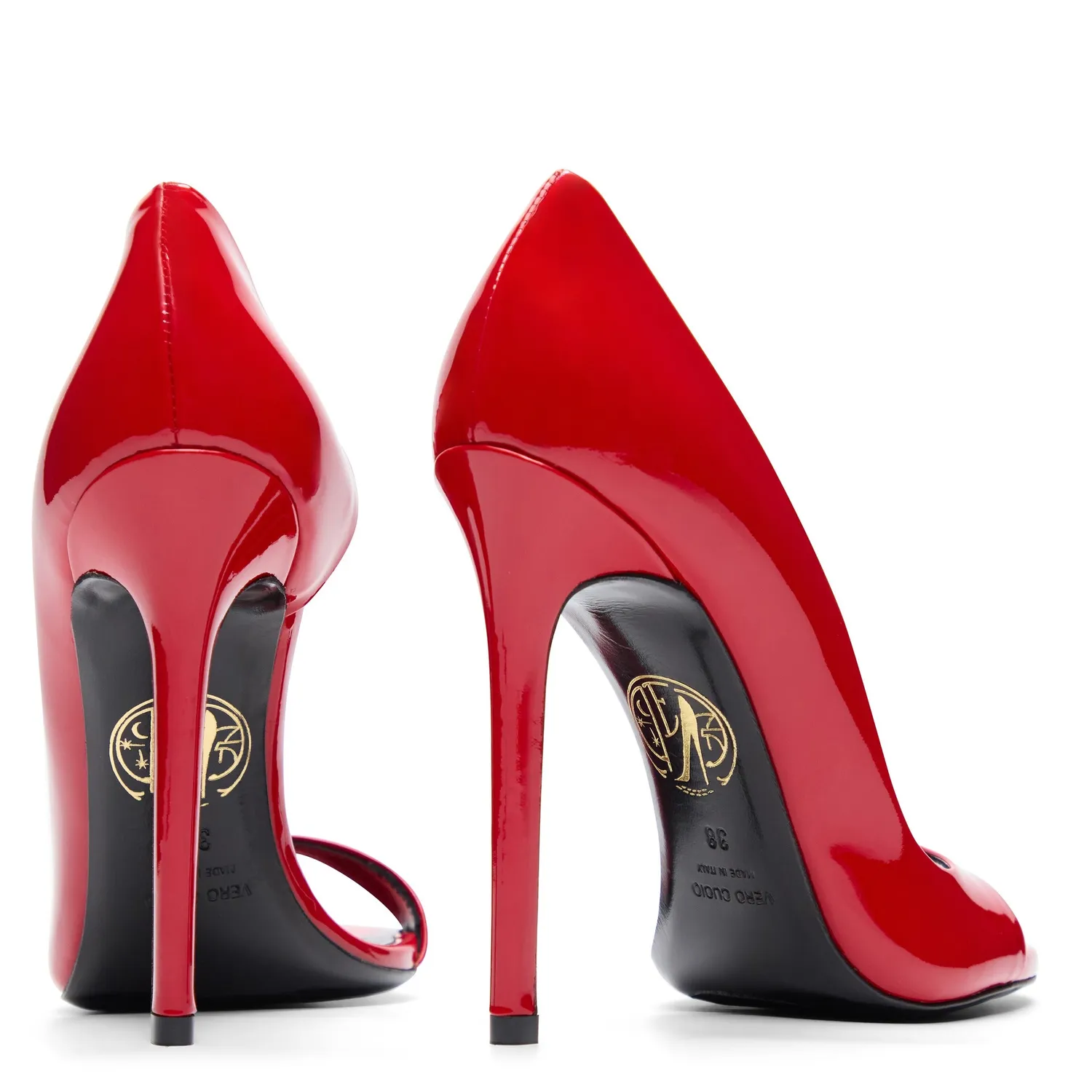 Maison Ernest Plaisir 120 escarpins vernis rouge