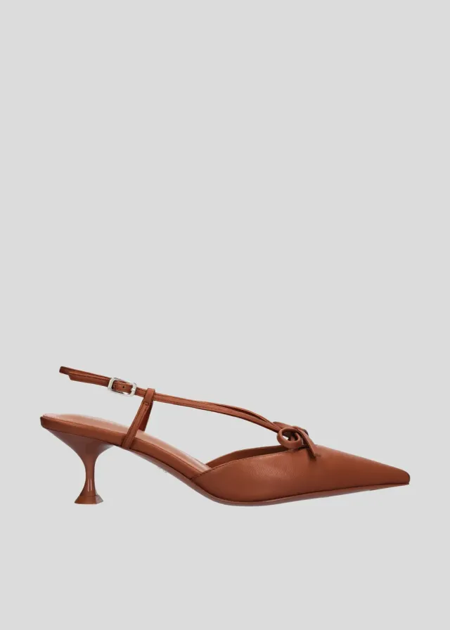 Lola Cruz Audrey 55 escarpins terracotta cuir