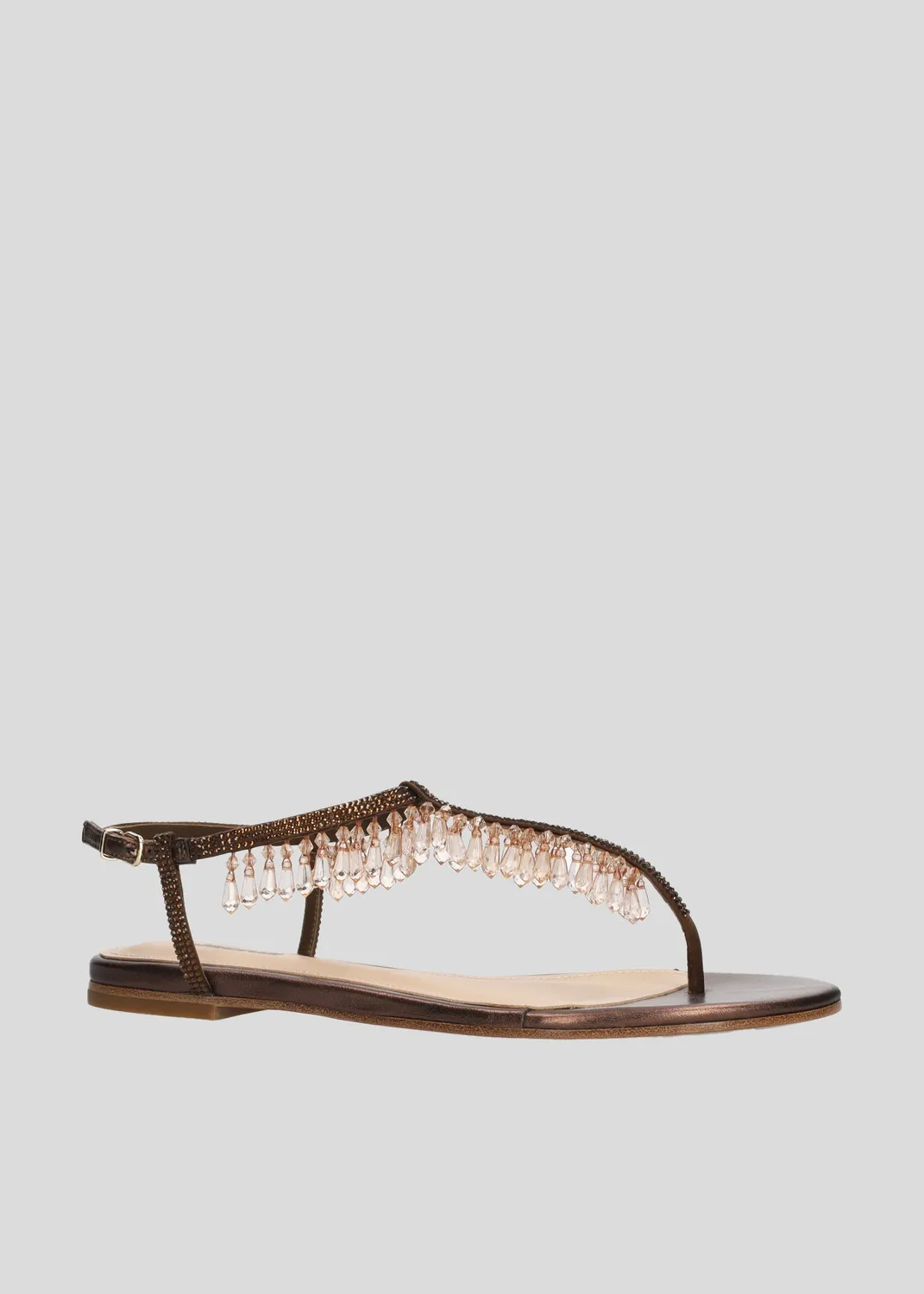Lola Cruz Flamenca Flats ballerines marron cuir