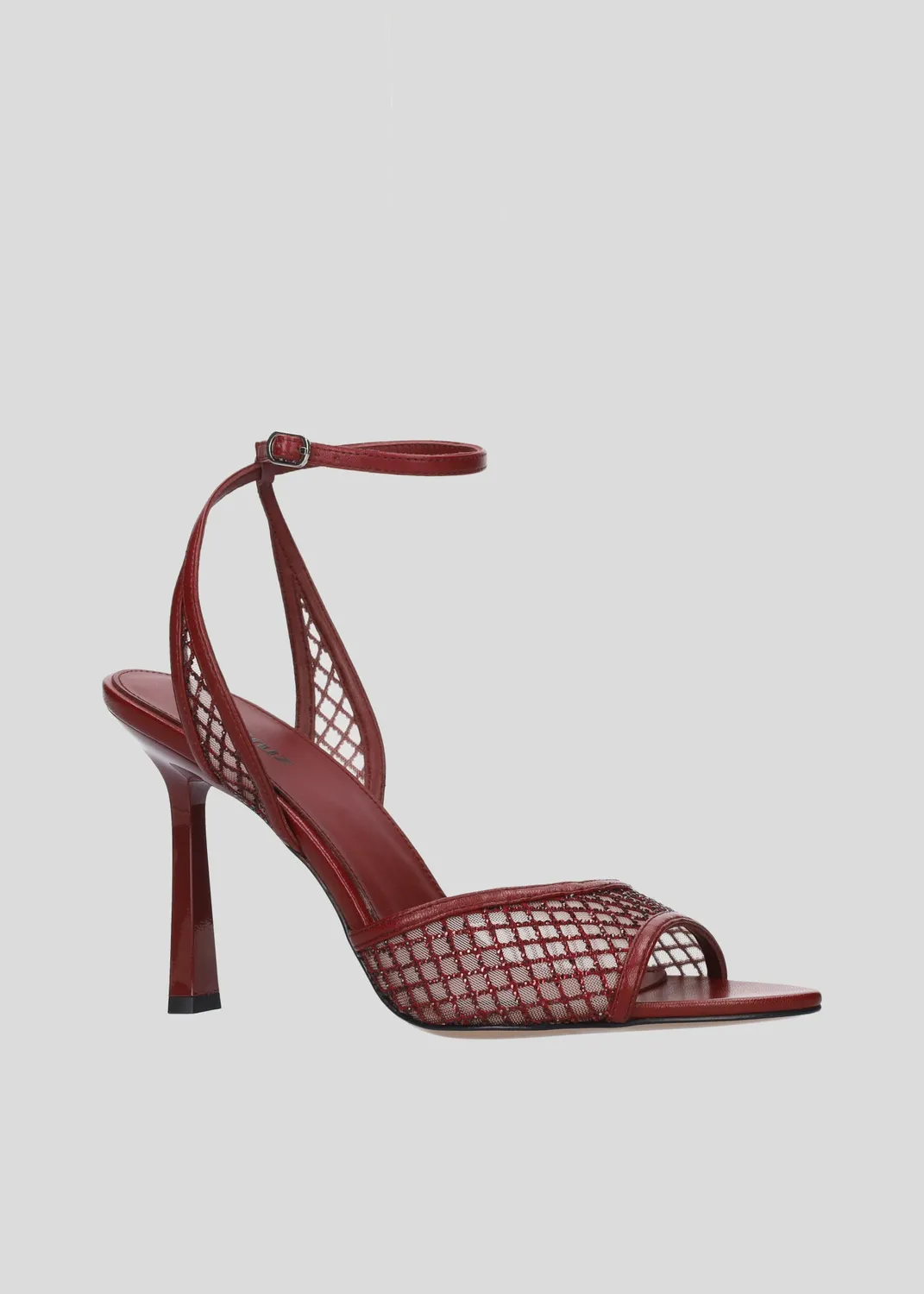 Lola Cruz Ruby 95 sandales bordeaux talon 9,5 cm