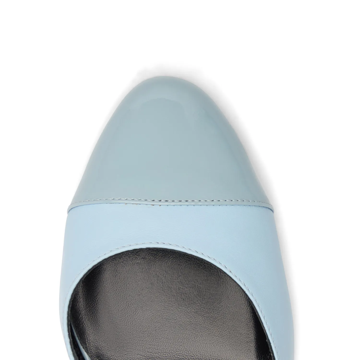 Maison Ernest Ariane 55 sandales cuir bleu pastel