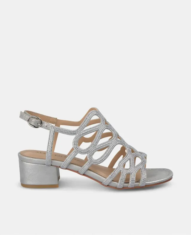Alma en Pena V2550946 sandales strass argenté 6 cm