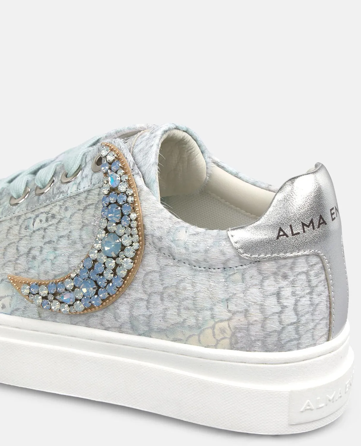 Alma en Pena Margarita V260462 sneakers bleu plateforme 3,5 cm