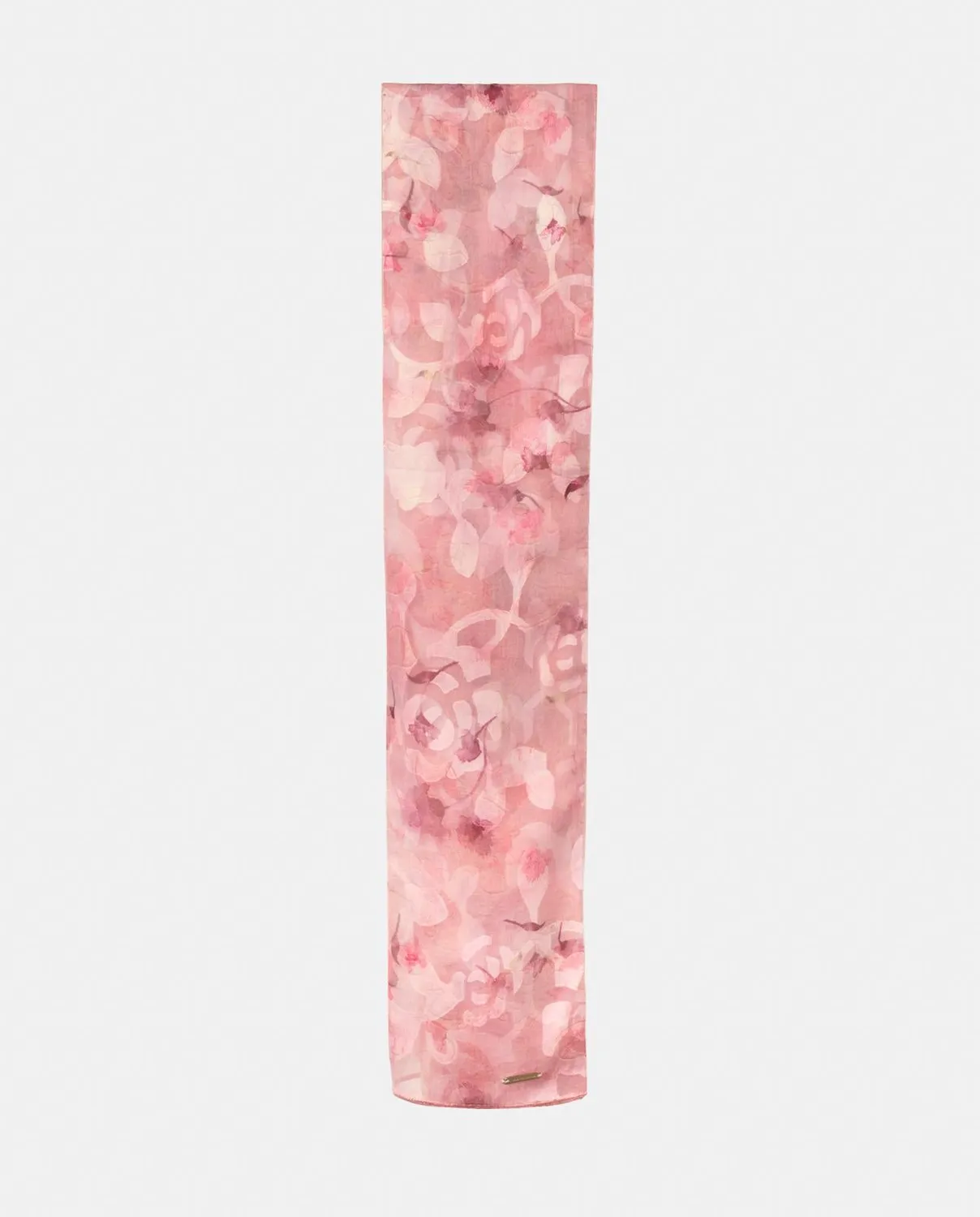 Alma en Pena V26AC101 foulard gaze floral rose