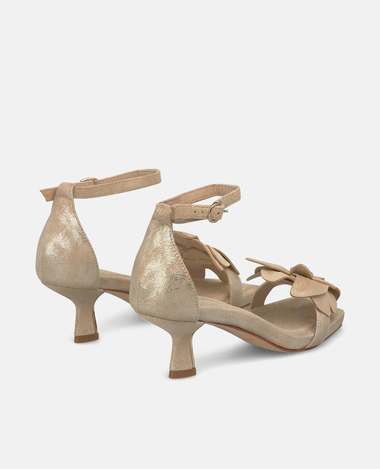 Alma en Pena V265002 sandales sable fleur talon 5,5 cm