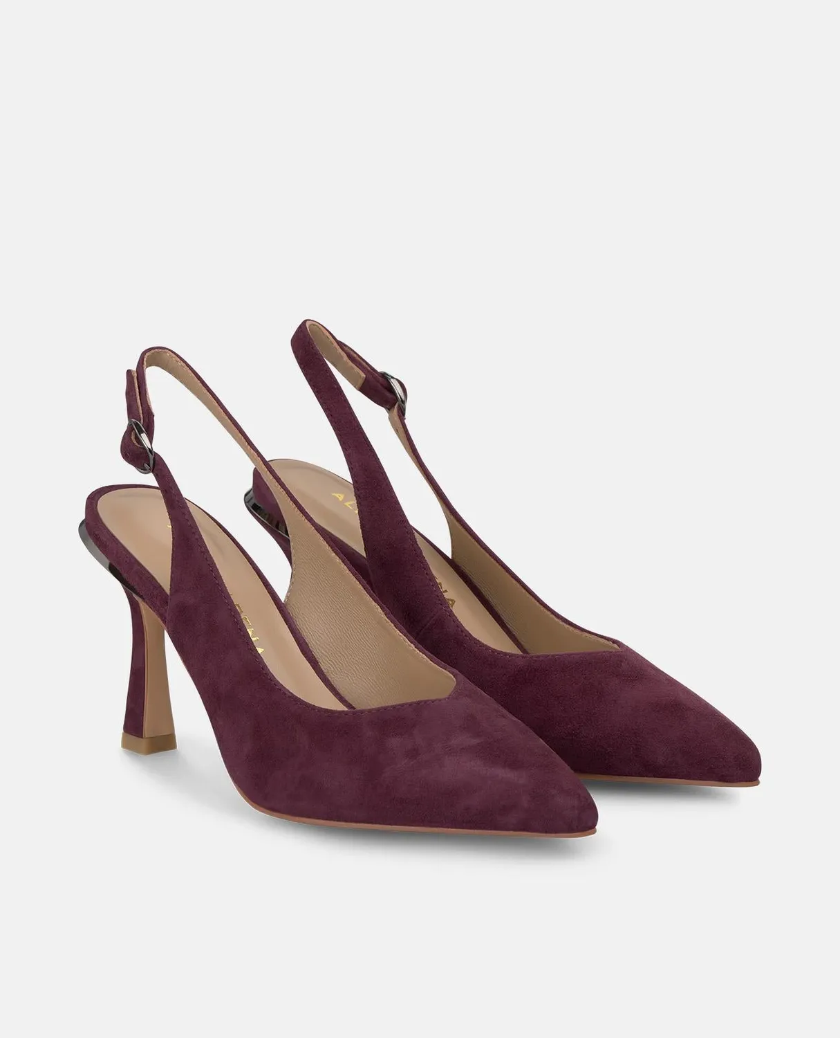 Alma en Pena I250390 escarpins bordeaux cuir talon 9 cm