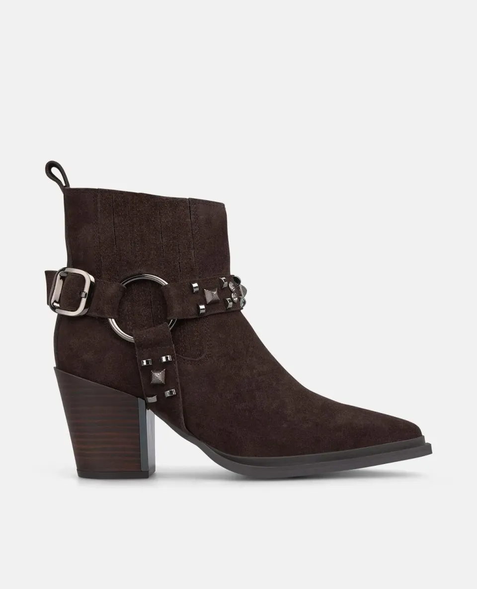 Alma en Pena I250732 bottines marron clous talon 8 cm