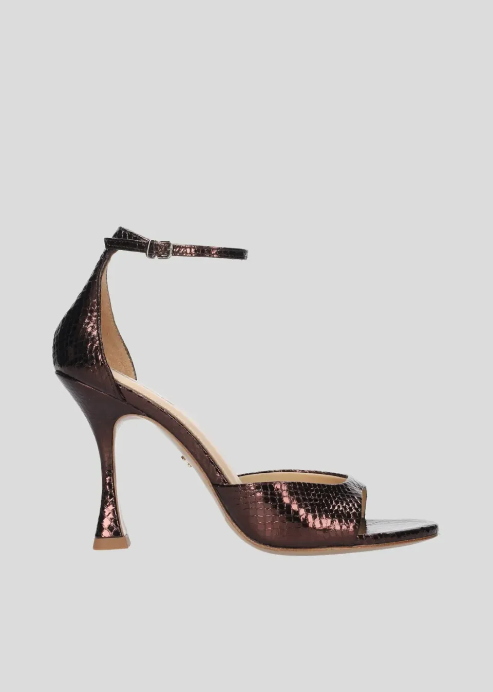 Lola Cruz Kumala Sandal 95 sandales à talons marron haut