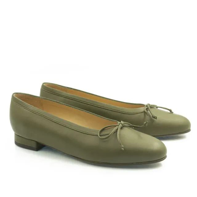 Bégum Paris Kelly ballerines cuir agneau talon 1,5 cm