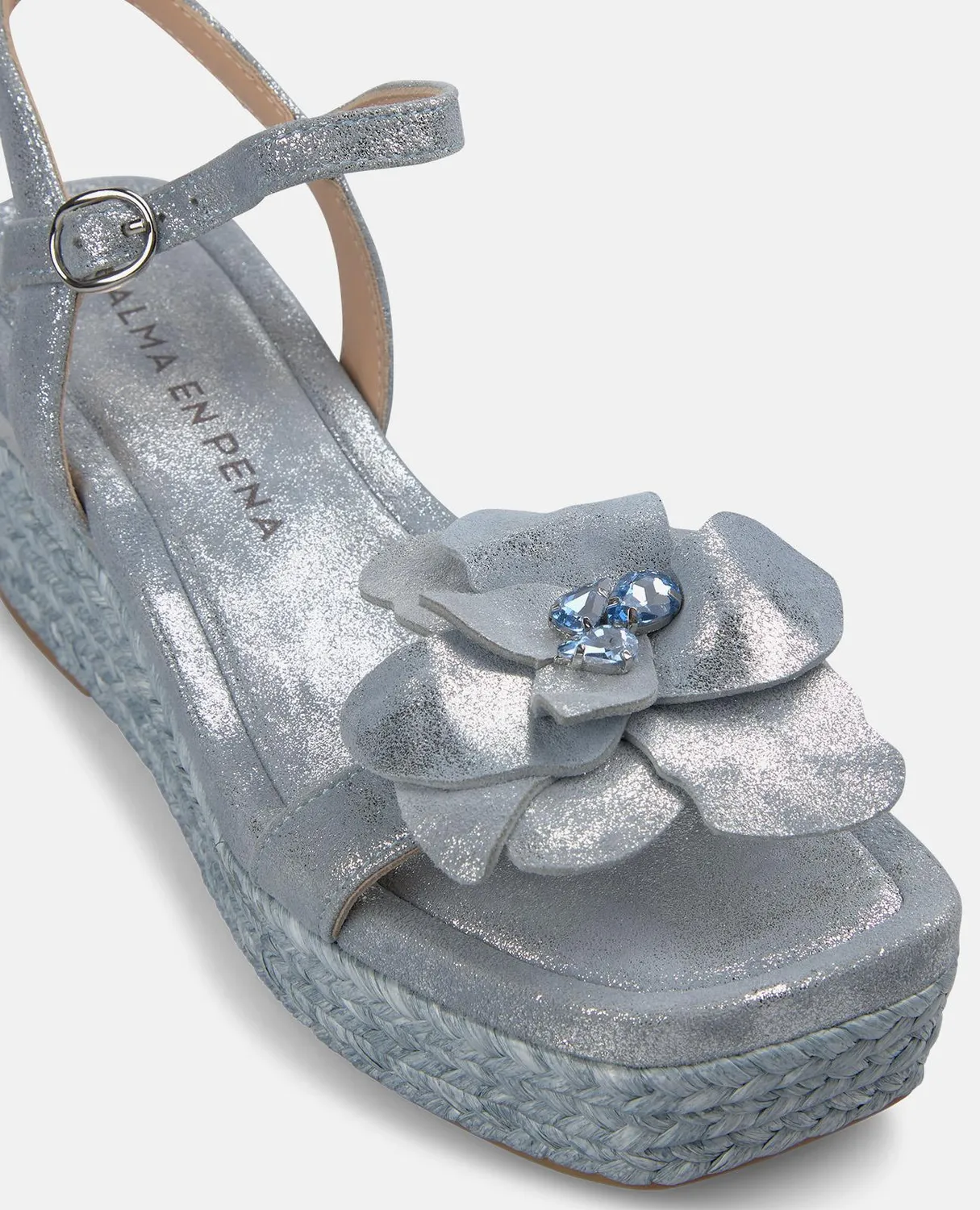 Alma en Pena V266508 sandale esparto bleue 7,5 cm