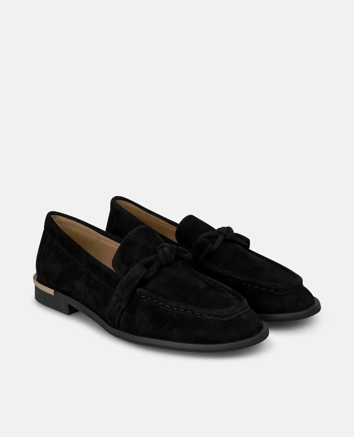 Alma en Pena I260123C mocassins noir daim cuir