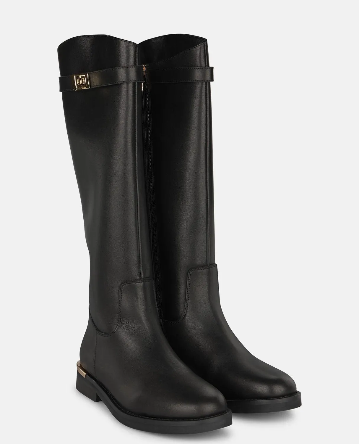 Alma en Pena I260900 bottes plates noires nappa