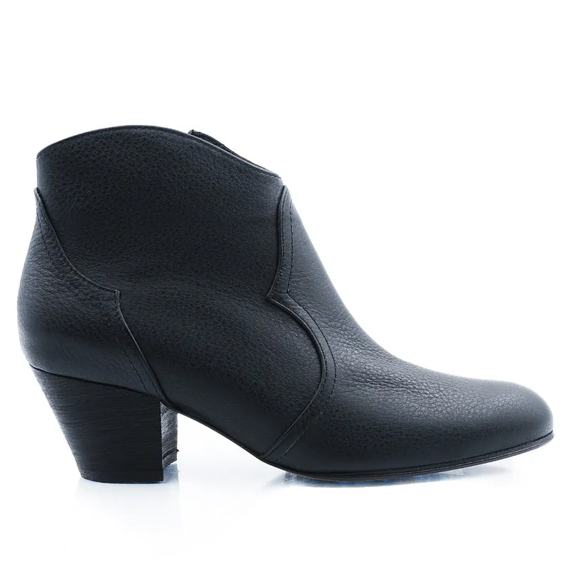 Bégum Paris Johnny bottines noir cuir talon 5 cm