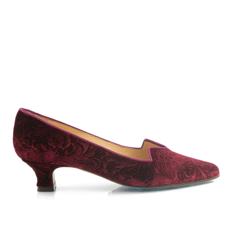 Bégum Paris Marquise escarpins velours violet