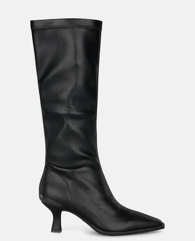 Alma en Pena I260354 bottes noires simili talon 6 cm