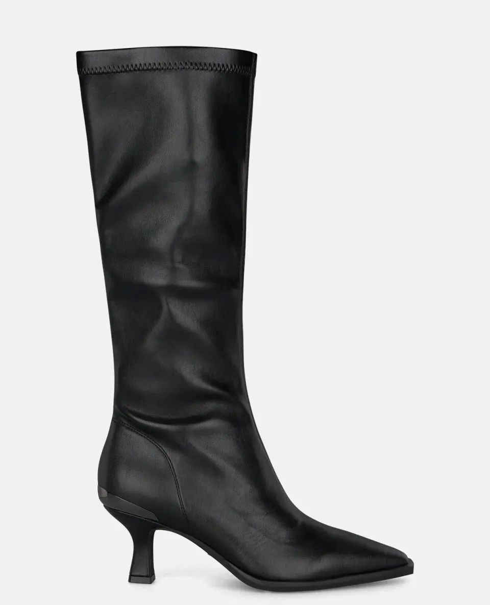 Alma en Pena I260354 bottes noires simili talon 6 cm