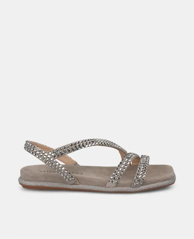 Alma en Pena V2551611 sandales plates taupe