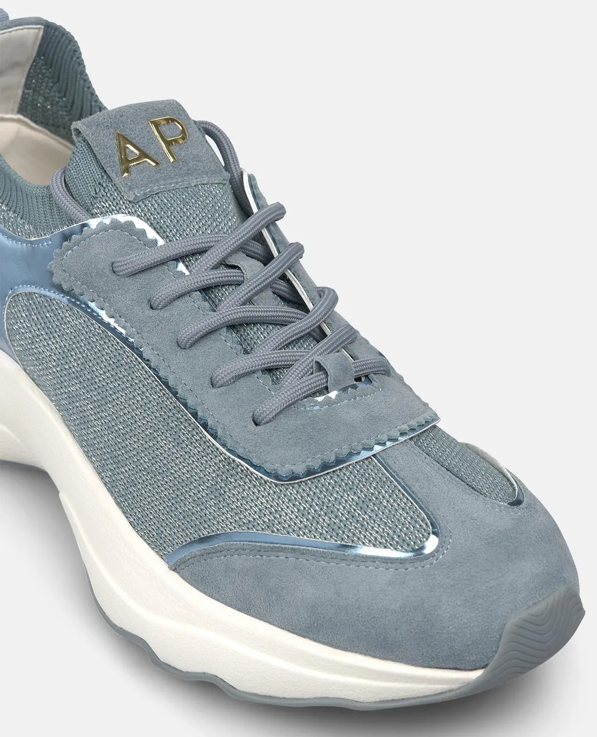 Alma en Pena V2652603 sneakers bleu plateforme 4,5cm