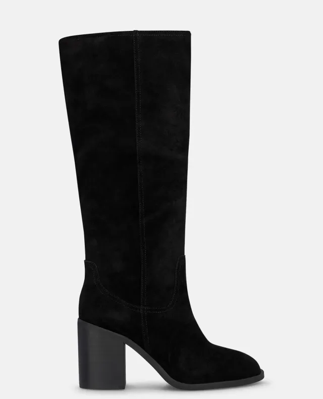 Alma en Pena I2654350C bottes hautes noires daim talon 9 cm
