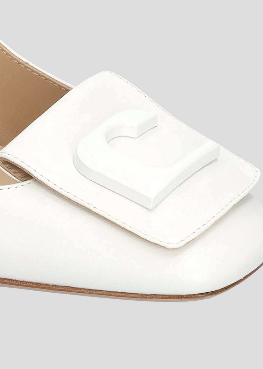 Lola Cruz Lola Pump 55 escarpins blanc femme