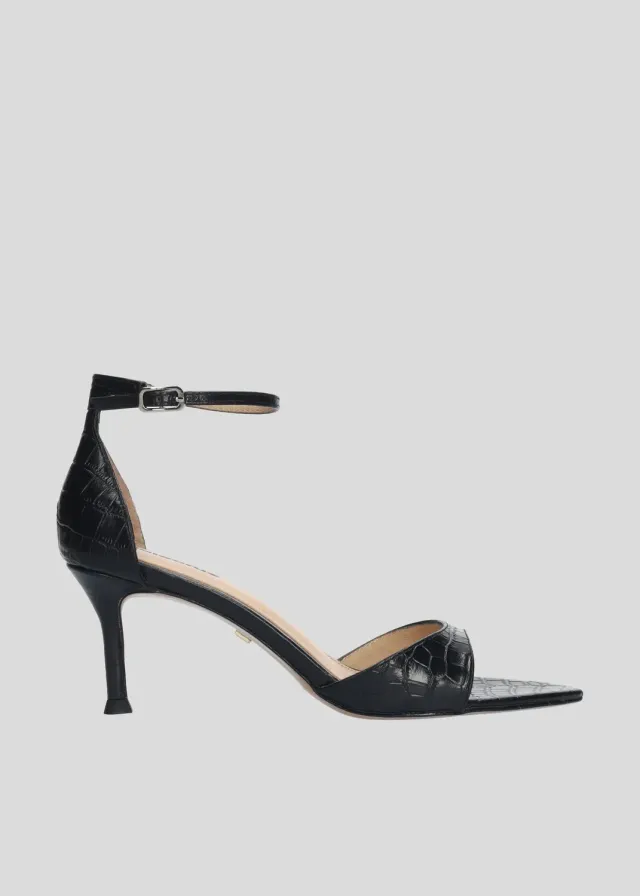 Lola Cruz Scarlett 65 sandales à talon noires