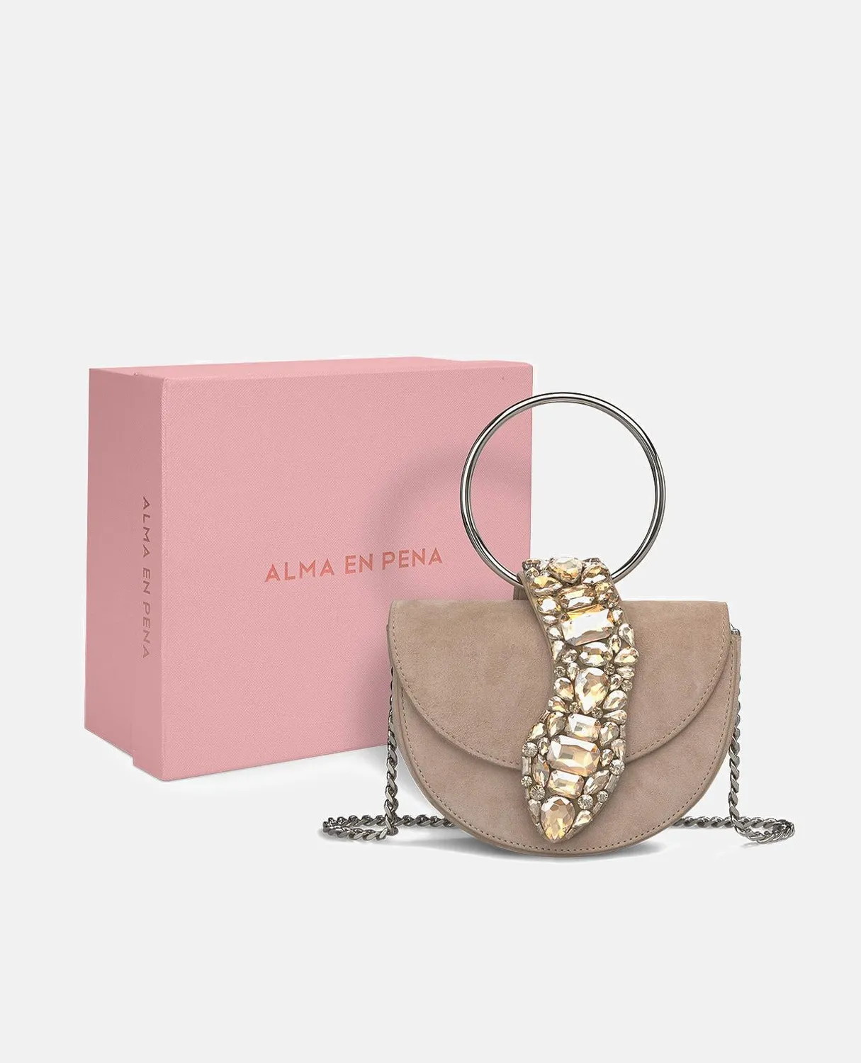 Alma en Pena BG101 sac bandoulière cuir vison