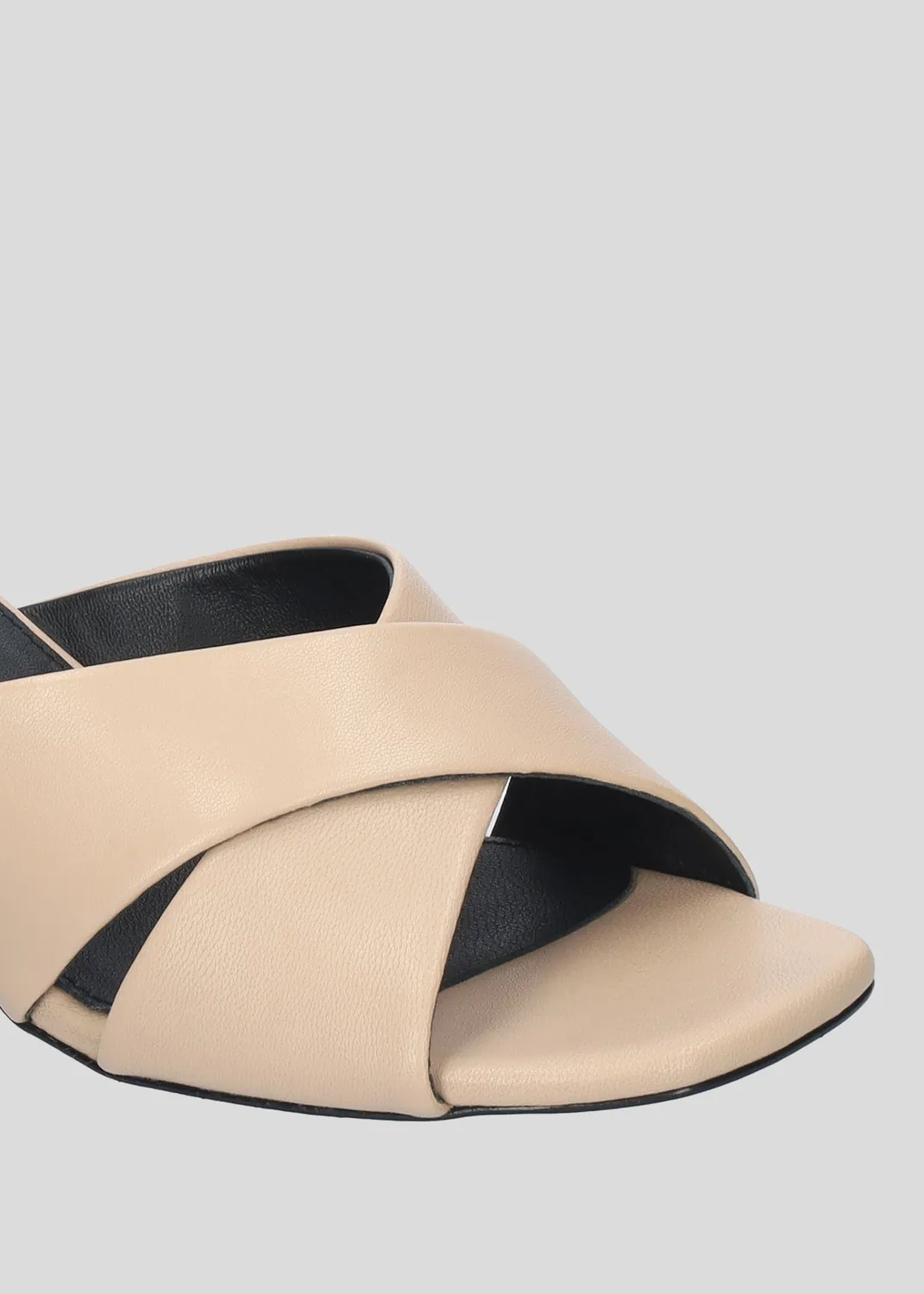 Lola Cruz Charlotte Mule 45 mules beige