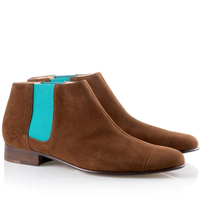 Bégum Paris Lucrèce bottines cacao élastique