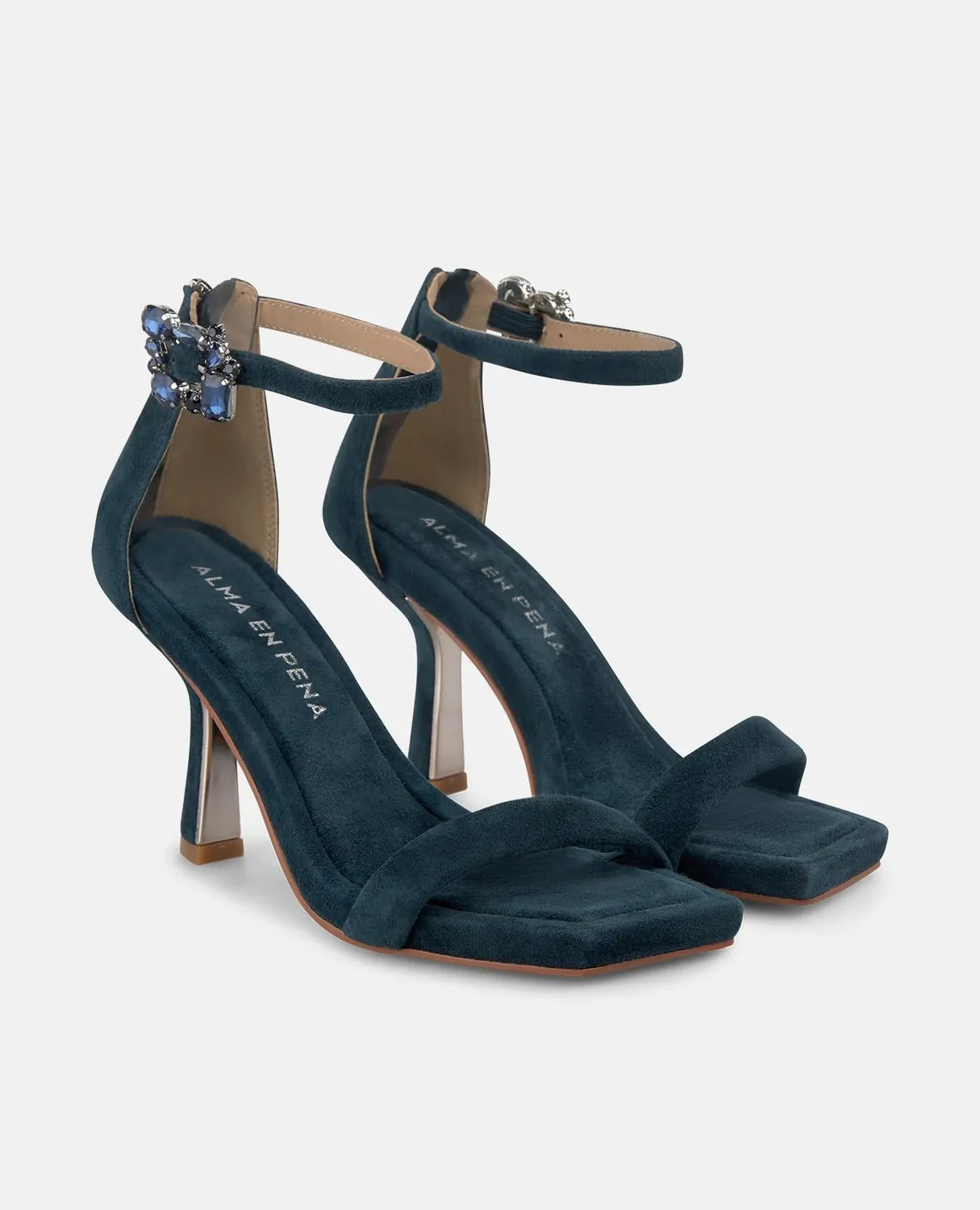 Alma en Pena V264016 sandale bleu marine talon 9 cm