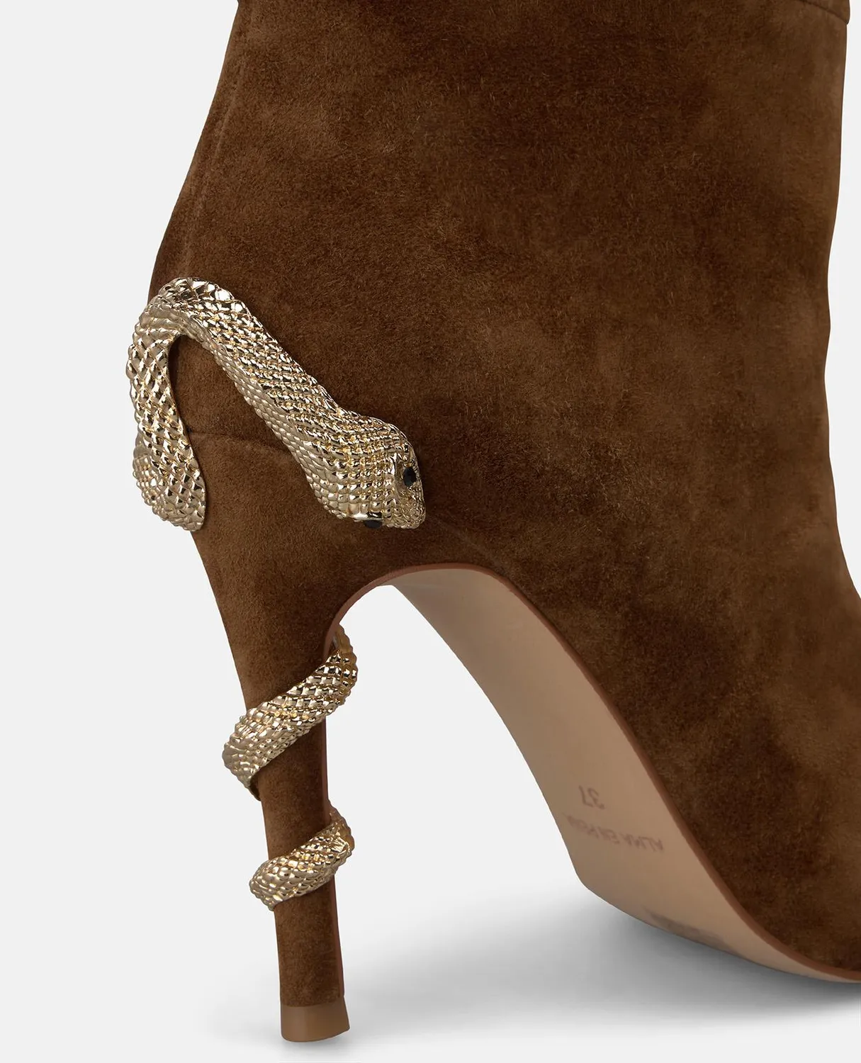 Alma en Pena I260411C bottines talon camel daim 10 cm