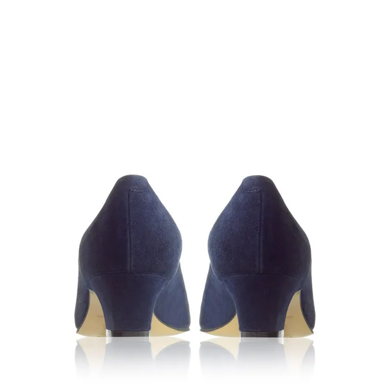Bégum Paris Vénus escarpin marine écaille 4 cm