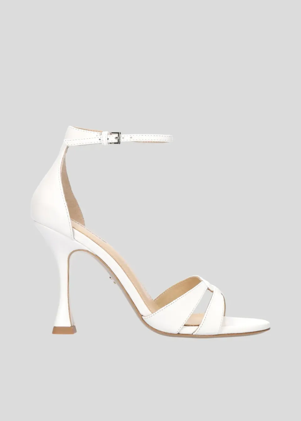 Lola Cruz Eleanor 95 sandales à talons blanc