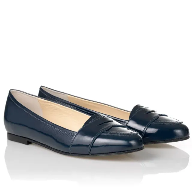 Bégum Paris Boston Vogue mocassin colvert cuir verni