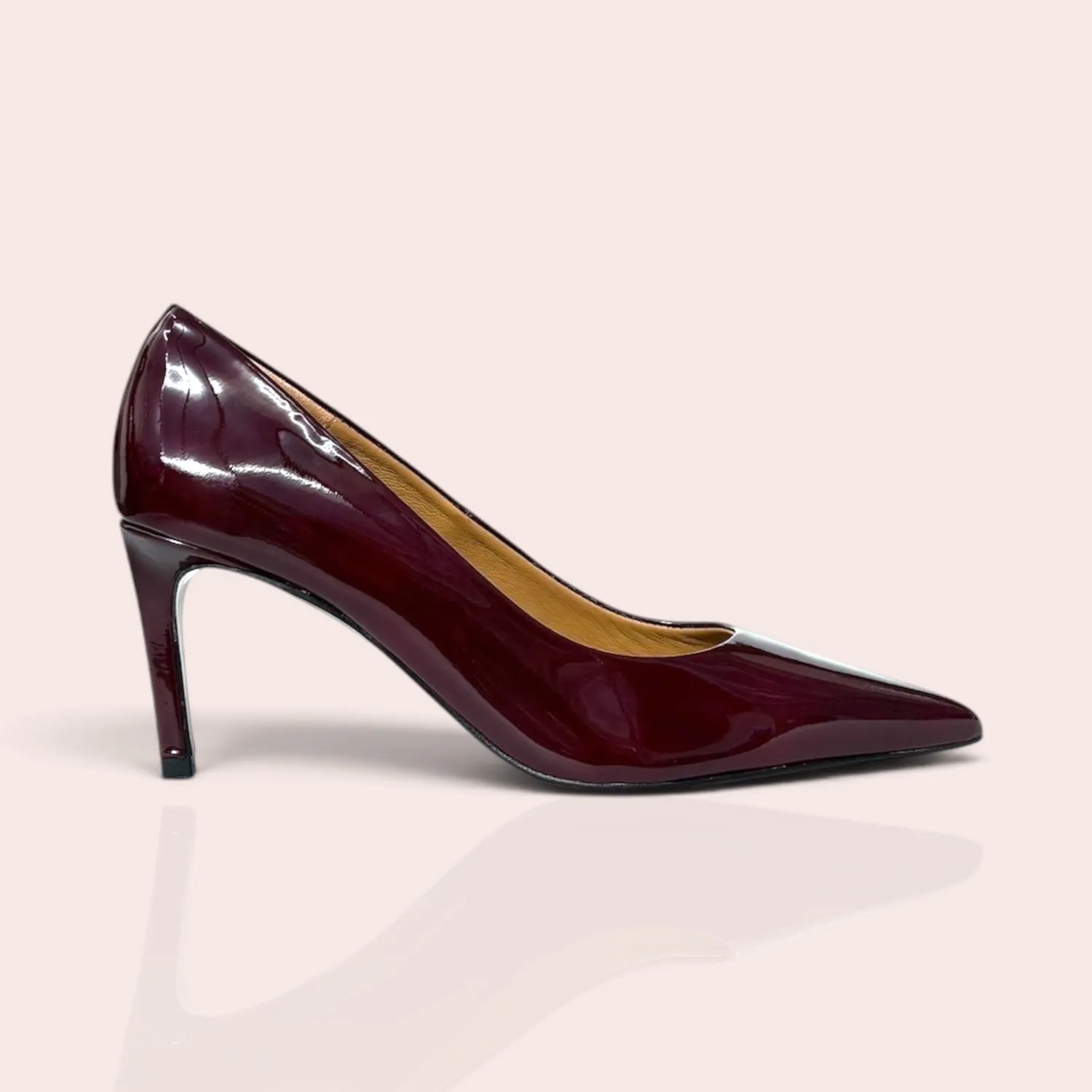 Karine Arabian Fernanda escarpin noir cuir talon 65mm