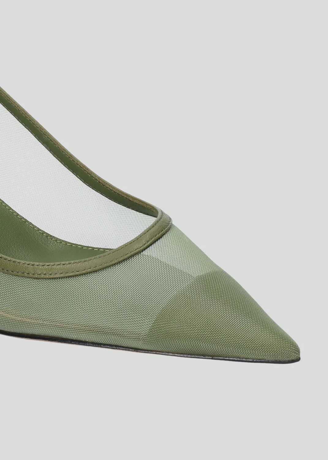 Lola Cruz Léa 55 escarpins kaki