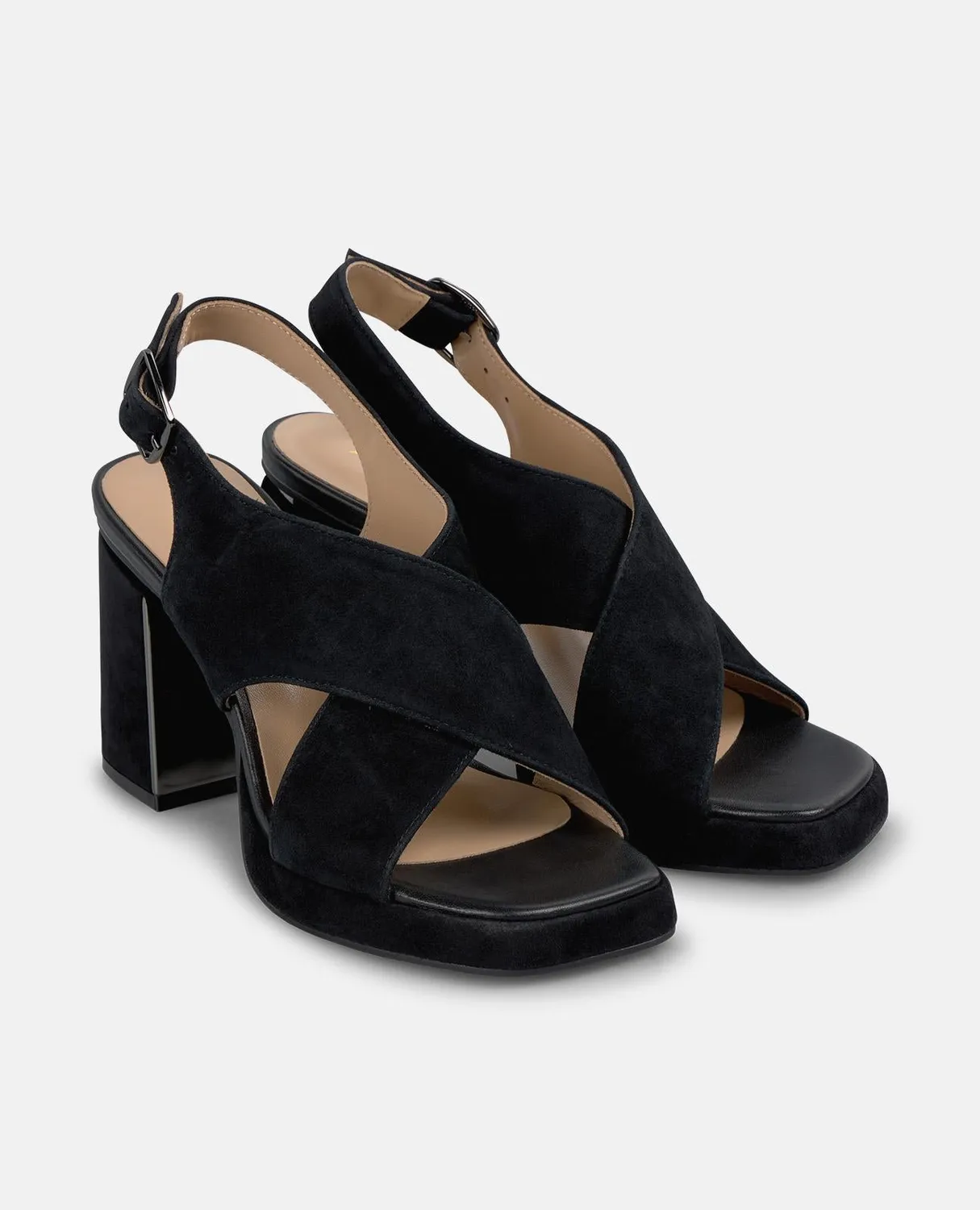 ALMA EN PENA V250794 sandales talon noir cuir talon 8,5 cm