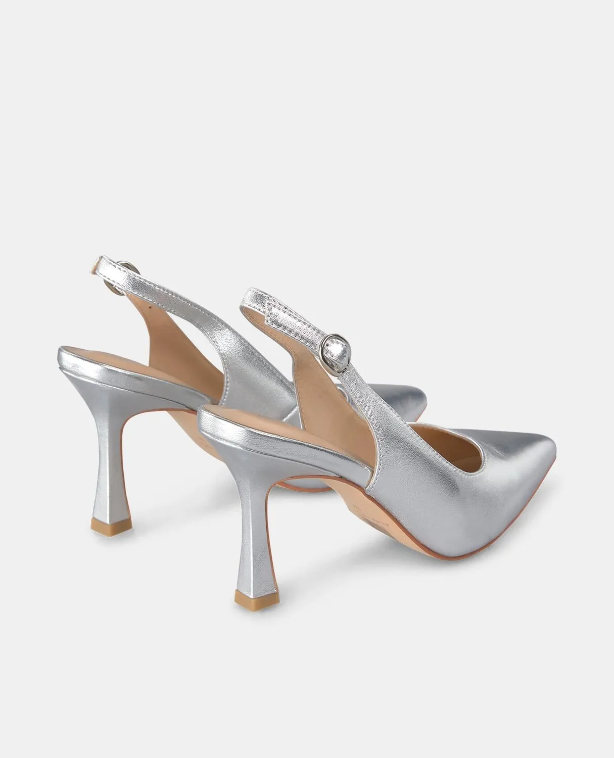 Alma en Pena V250600 escarpins argent talon fin 9 cm