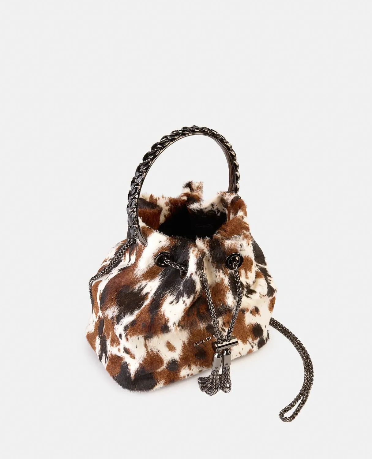 Alma en Pena BG110 sac bombonera multicolore cuir