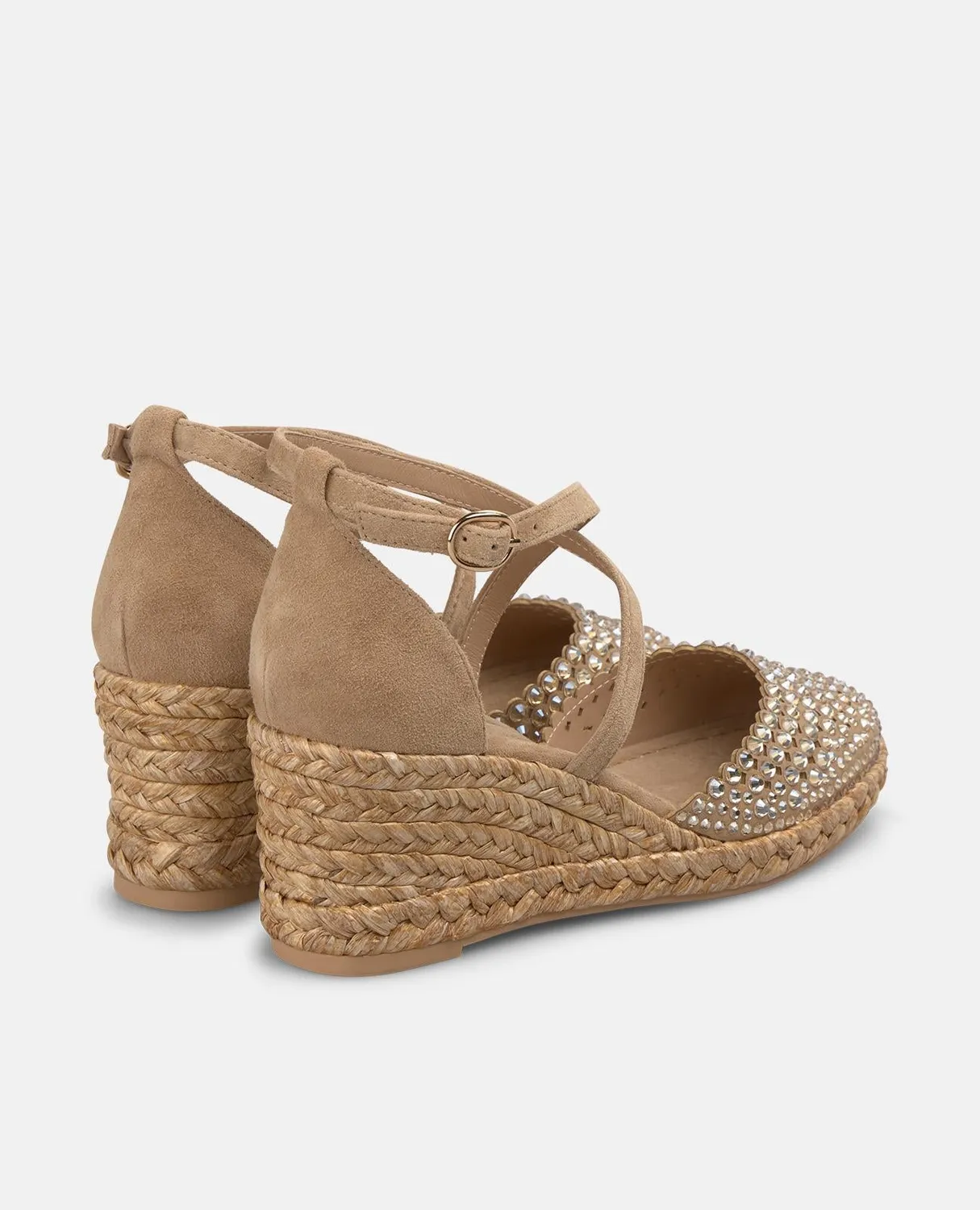 Alma en Pena V265693 espadrilles compensées sable
