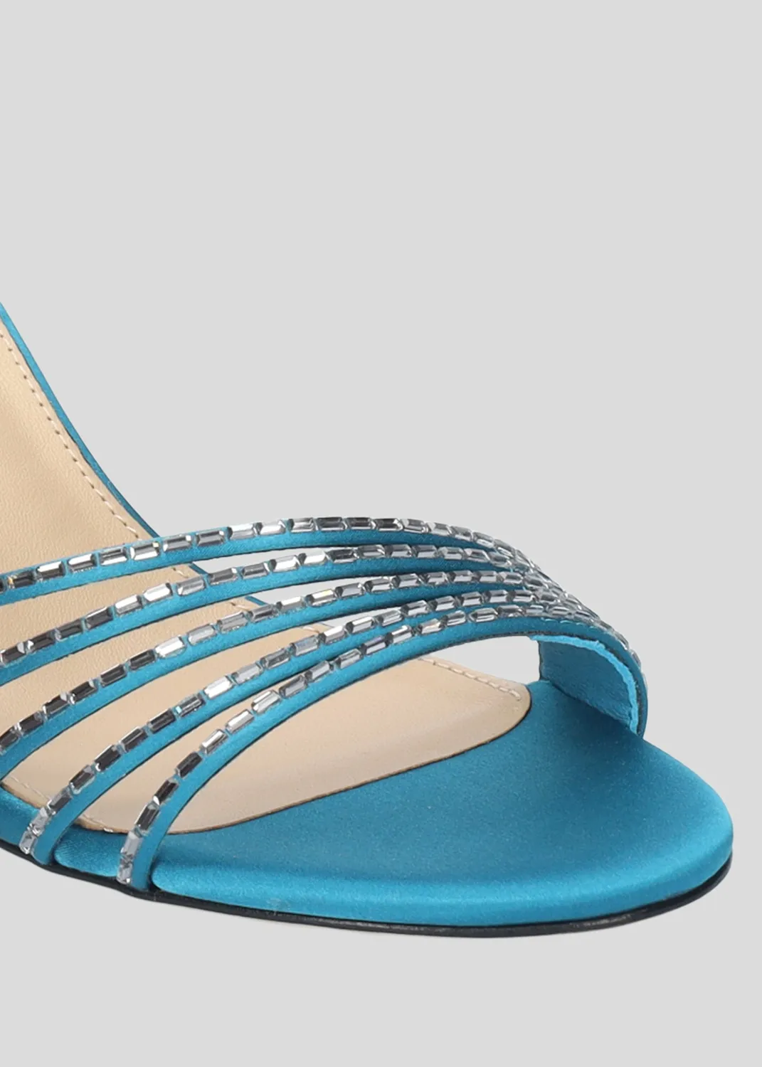 Lola Cruz Emma Sandal 65 sandales à talons bleu saphir