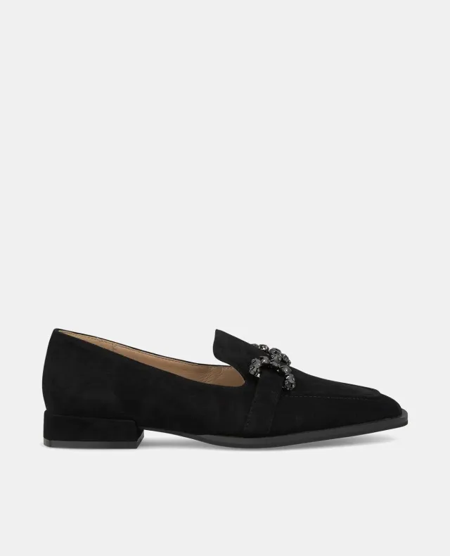 Alma en Pena I240302 mocassins noir cuir talon 2,2 cm
