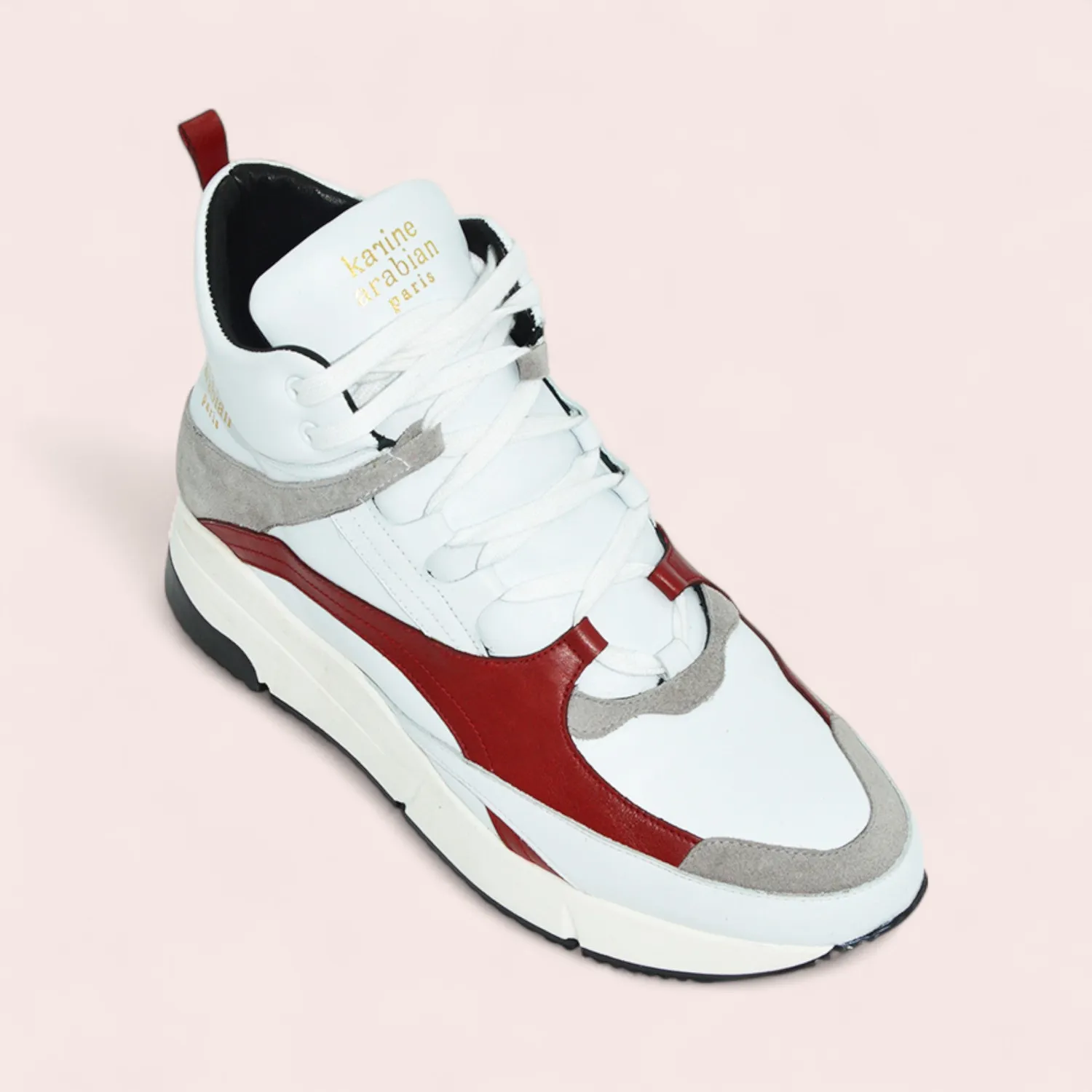 Karine Arabian JADE sneakers blanc cuir lisse confort