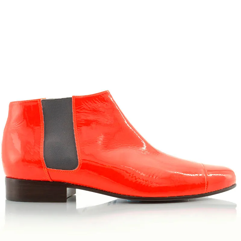 Bégum Paris Lucrèce Vogue mandarine boots 2 cm