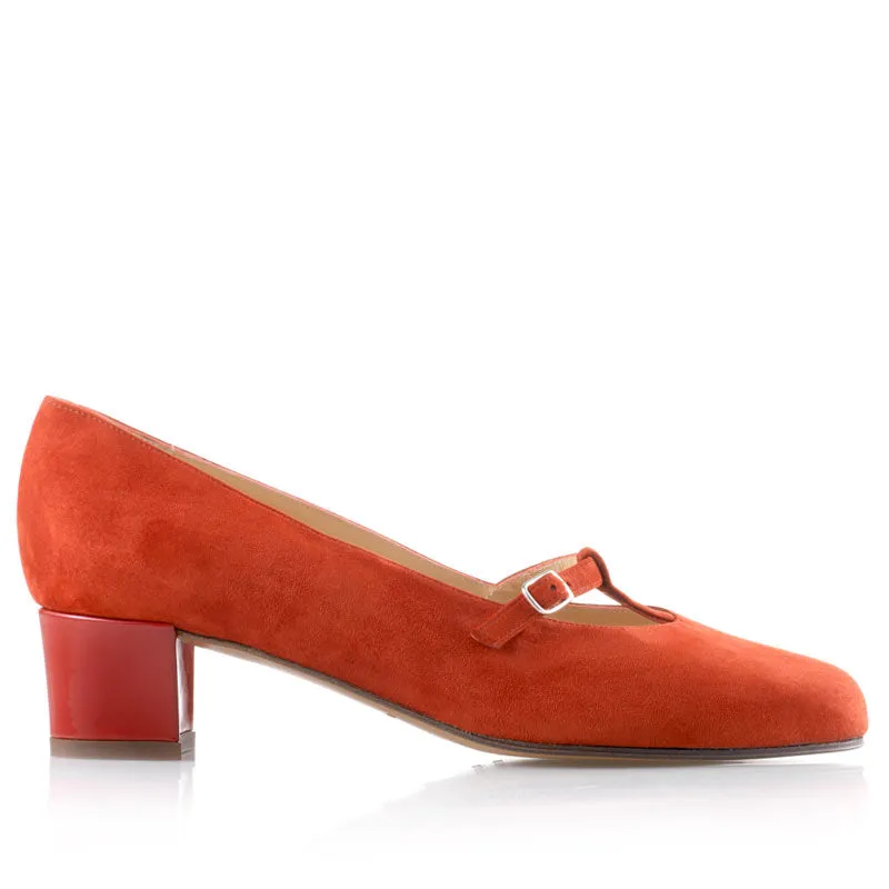 Bégum Paris Tokyo babies brique velours 4 cm