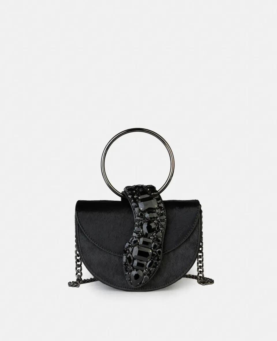 Alma en Pena BG101 sac bandoulière noir cuir