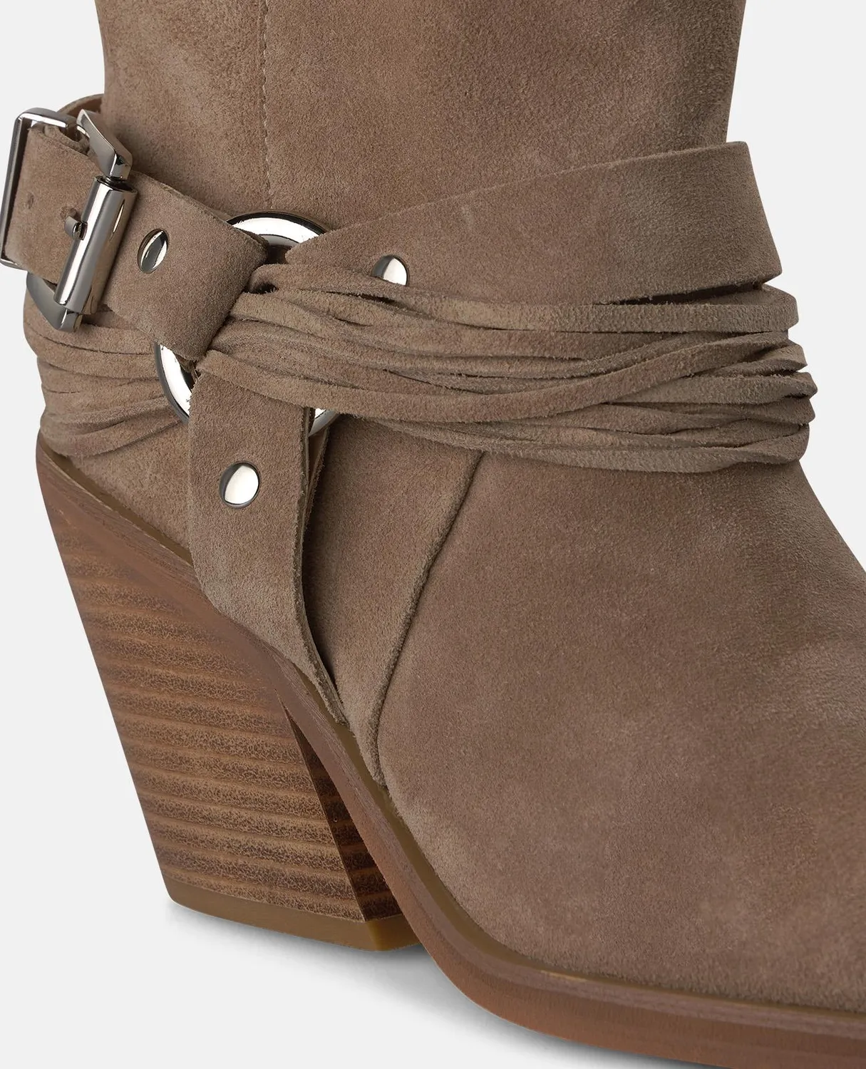 Alma en Pena I260719 bottines ante taupe 8 cm