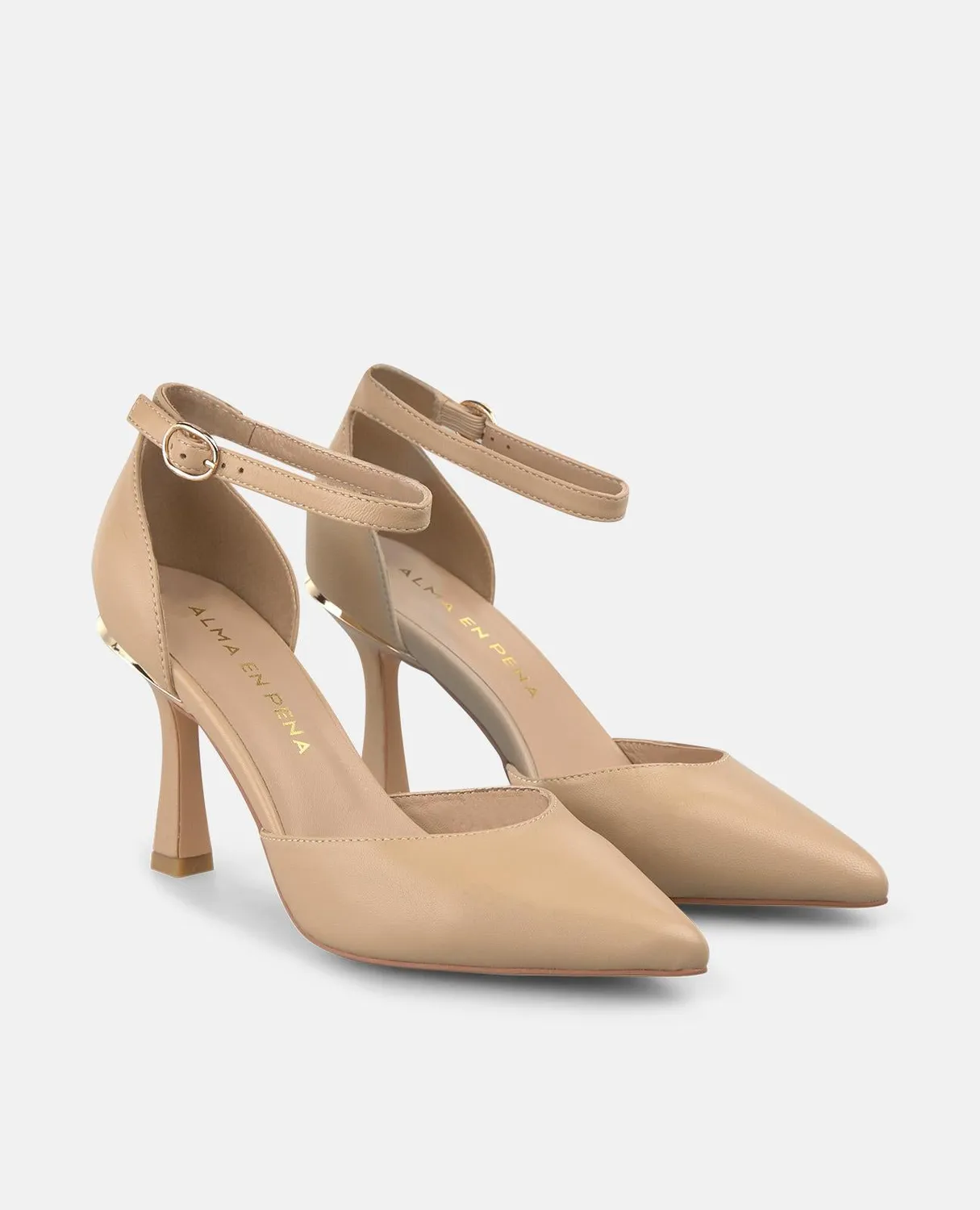 Alma en Pena V261802 escarpin cuir sable talon 9 cm